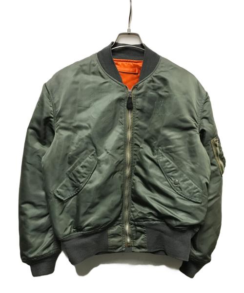 US ARMY（ユーエスアーミー）US ARMY (ユーエスアーミー) 70s L-2Bフライトジャケット カーキ サイズ:Lの古着・服飾アイテム