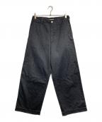 AURALEEオーラリー）の古着「WASHED FINX POLYESTER CHINO/チノパンツ」｜グレー
