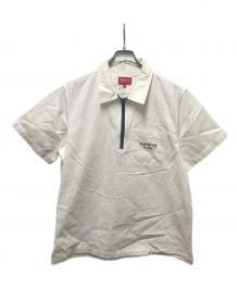 SUPREME（シュプリーム）の古着「TWILL HALF ZIP SHIRT」｜ホワイト