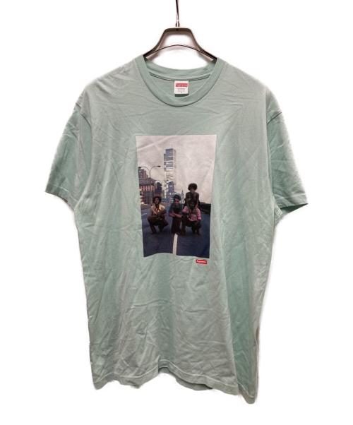 SUPREME（シュプリーム）Supreme (シュプリーム) Augustus Pablo Tee ブルー サイズ:Lの古着・服飾アイテム