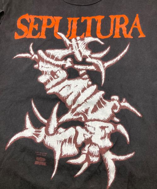 Hanes（ヘインズ）Hanes (ヘインズ) ヘヴィメタバンドTシャツ ブラック サイズ:-の古着・服飾アイテム