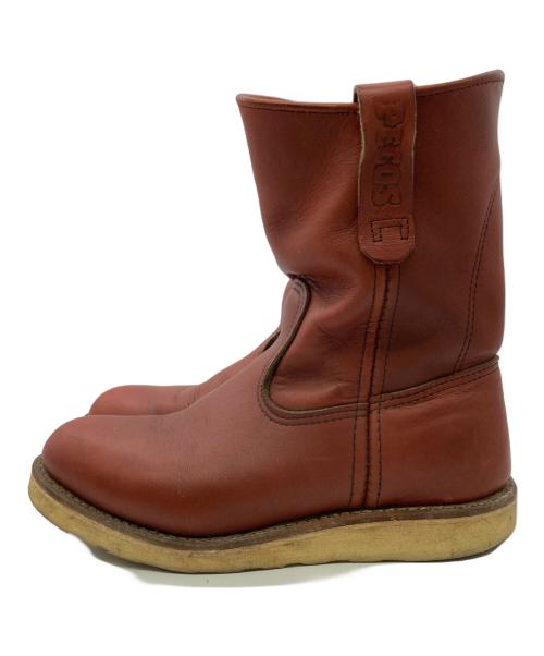 RED WING（レッドウィング）RED WING (レッドウィング) ペコスブーツ ブラウン サイズ:US5 1/2（23.5cm）の古着・服飾アイテム