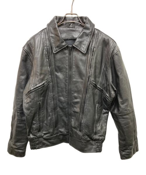 himalaya motor bike wear（ヒマラヤモーターバイクウェア）himalaya motor bike wear (ヒマラヤモーターバイクウェア) レザージャケット ブラック サイズ:38の古着・服飾アイテム