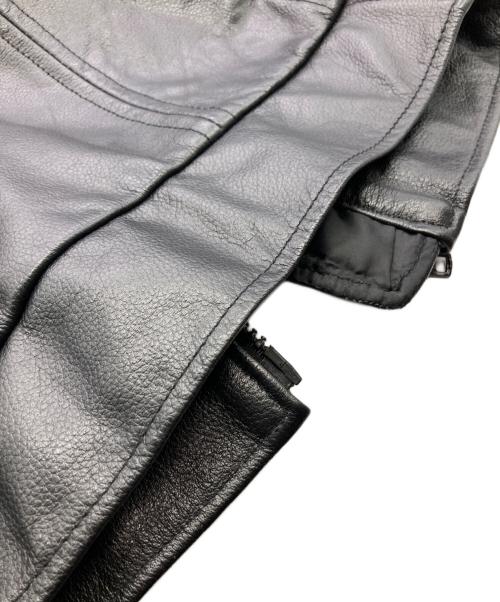 himalaya motor bike wear（ヒマラヤモーターバイクウェア）himalaya motor bike wear (ヒマラヤモーターバイクウェア) レザージャケット ブラック サイズ:38の古着・服飾アイテム