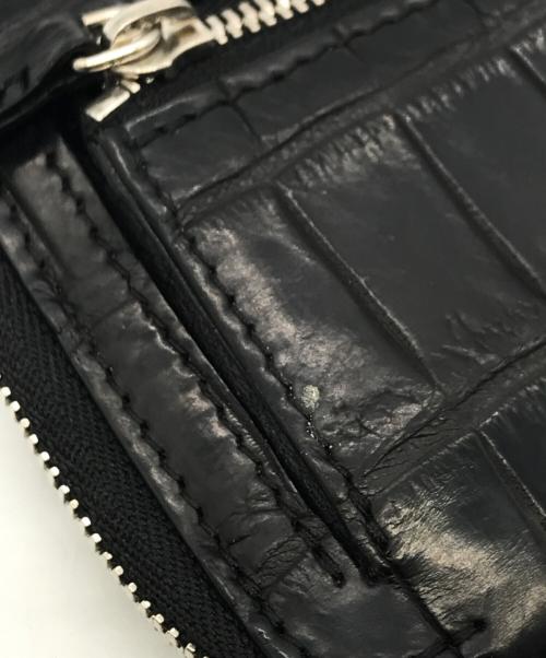 ITTI（イッチ）ITTI (イッチ) CRISTY SLIM COMPACT WLT/CROCO ブラックの古着・服飾アイテム