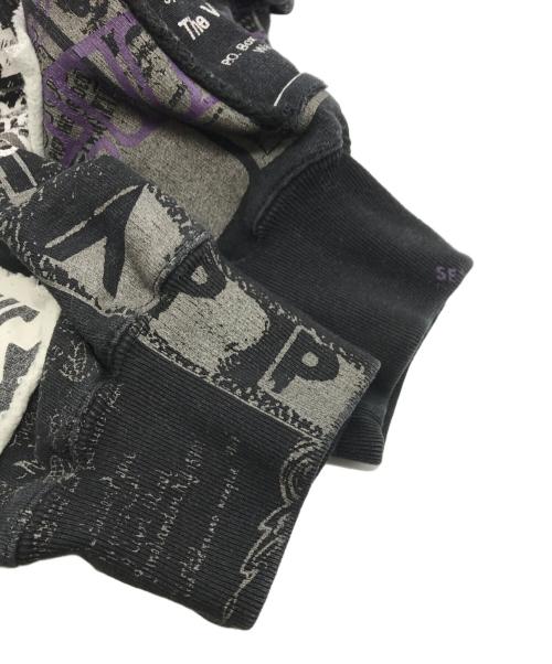 SUPREME（シュプリーム）SUPREME (シュプリーム) Collage Zip Up Hooded Sweatshirt ブラック サイズ:Lの古着・服飾アイテム