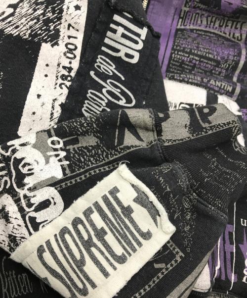 SUPREME（シュプリーム）SUPREME (シュプリーム) Collage Zip Up Hooded Sweatshirt ブラック サイズ:Lの古着・服飾アイテム