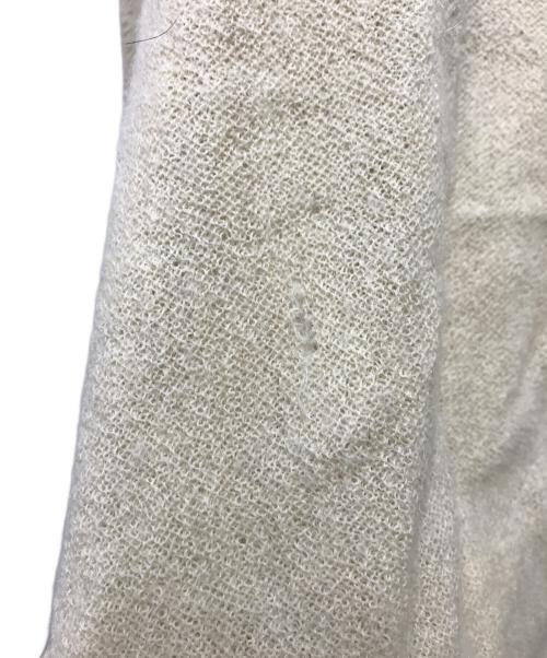 caffys（-）caffys (-) 60s-70s アルパカカーディガン ホワイト サイズ:Mの古着・服飾アイテム