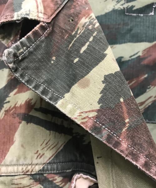 French Army（フランス軍）French Army (フレンチアーミー) M-47 LIZARD CAMOFLOUGE FIELD JACKET グリーン サイズ:-の古着・服飾アイテム