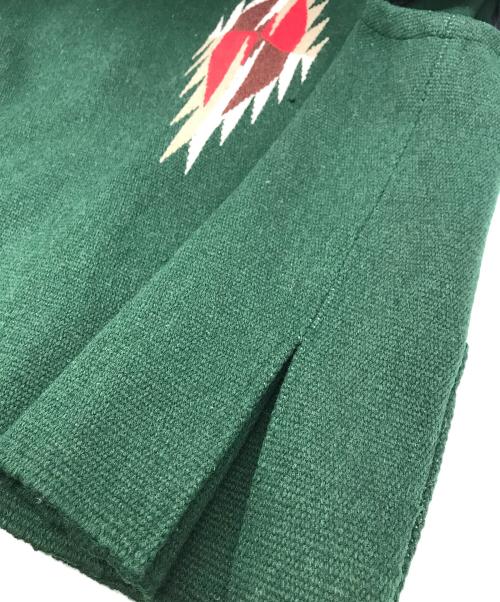 ORTEGA's（オルテガ）ORTEGA'S (オルテガ) ウールチマヨベスト グリーン サイズ:４０の古着・服飾アイテム