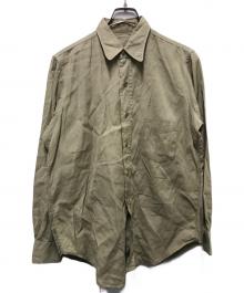 US ARMY（ユーエスアーミー）の古着「コットンポプリンシャツ」｜ベージュ