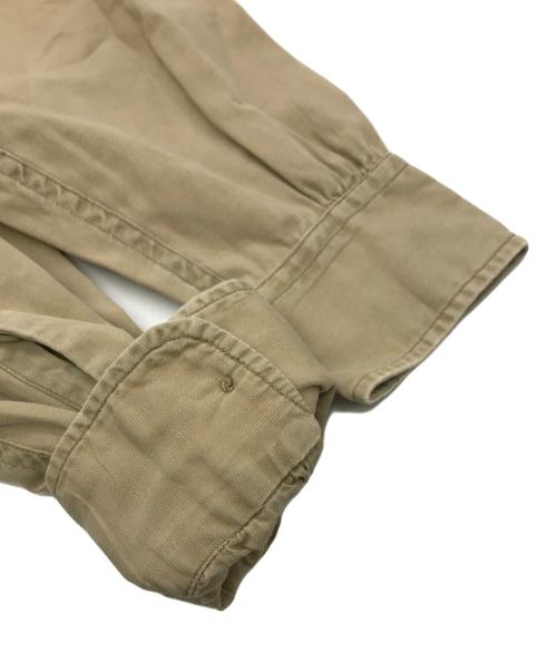 US ARMY（ユーエスアーミー）US ARMY (ユーエスアーミー) コットンシャツ ベージュ サイズ:14 1/2の古着・服飾アイテム