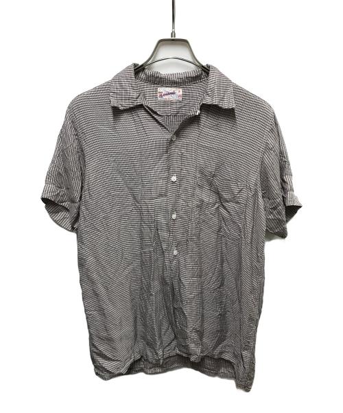 monarch（モナーク）monarch (モナーク) 60s ループカラーシャツ ピンク サイズ:Ｍの古着・服飾アイテム