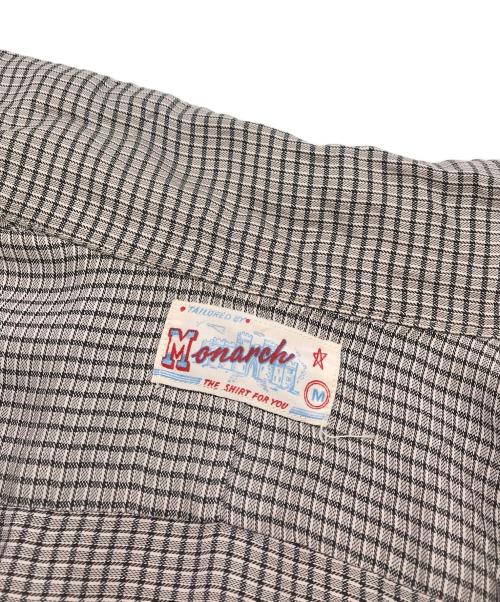 monarch（モナーク）monarch (モナーク) 60s ループカラーシャツ ピンク サイズ:Ｍの古着・服飾アイテム