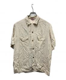 DON JUAN（ドン・ファン）の古着「50s‐60s レーヨンループカラーシャツ」｜ベージュ
