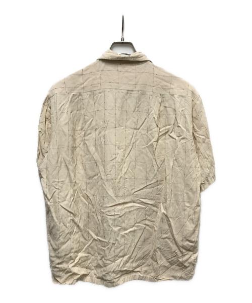 DON JUAN（ドン・ファン）DON JUAN (ドン・ファン) 50s‐60s レーヨンループカラーシャツ ベージュ サイズ:Lの古着・服飾アイテム