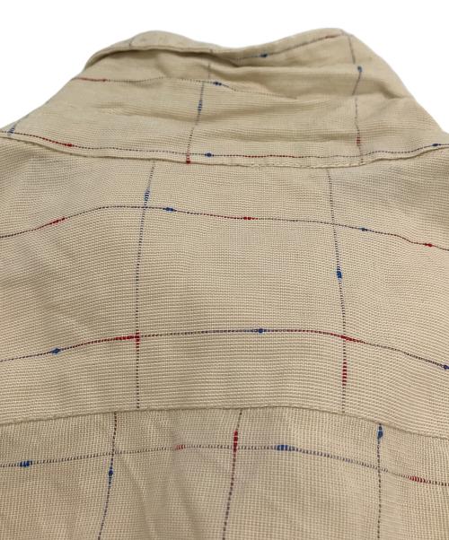 DON JUAN（ドン・ファン）DON JUAN (ドン・ファン) 50s‐60s レーヨンループカラーシャツ ベージュ サイズ:Lの古着・服飾アイテム