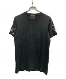 BILL WALL LEATHER（ビルウォールレザー）の古着「スカルプリントTシャツ」｜ブラック