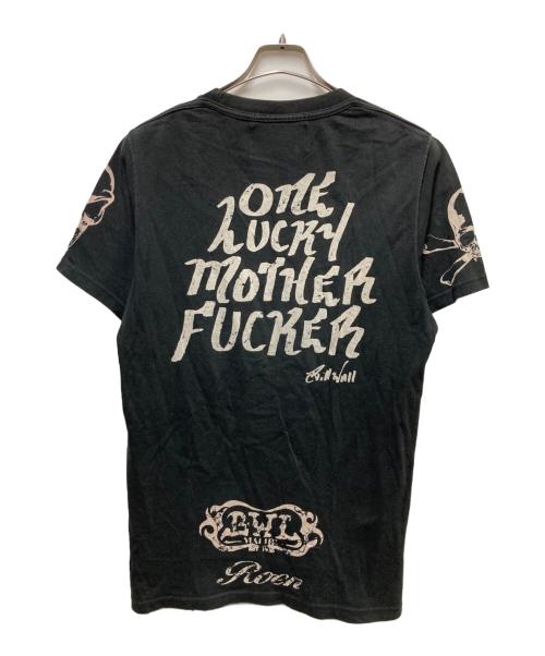 BILL WALL LEATHER（ビルウォールレザー）BILL WALL LEATHER (ビルウォールレザー) スカルプリントTシャツ ブラック サイズ:46の古着・服飾アイテム