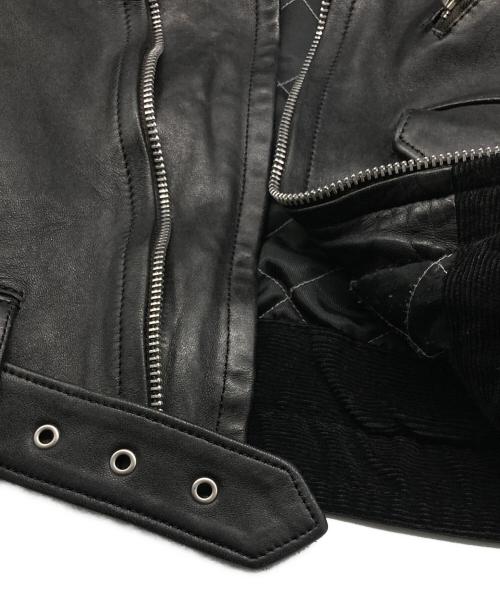 RNA（アールエヌエー）RNA (アールエヌエー) BIG WASHOUTライダース ブラック サイズ:Mの古着・服飾アイテム