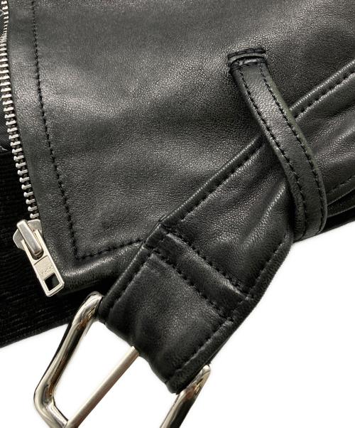 RNA（アールエヌエー）RNA (アールエヌエー) BIG WASHOUTライダース ブラック サイズ:Mの古着・服飾アイテム