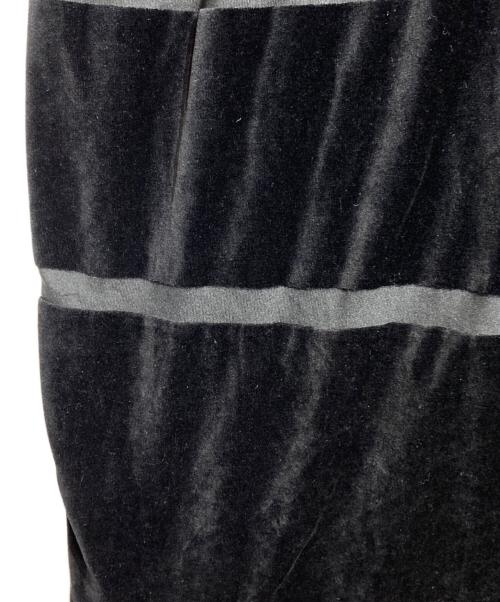 Y's（ワイズ）Y's (ワイズ) ベロアシアーワンピース/半袖 ブラック サイズ:2の古着・服飾アイテム