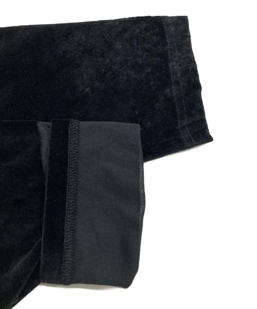 Y's（ワイズ）Y's (ワイズ) ベロアシアーワンピース/半袖 ブラック サイズ:2の古着・服飾アイテム