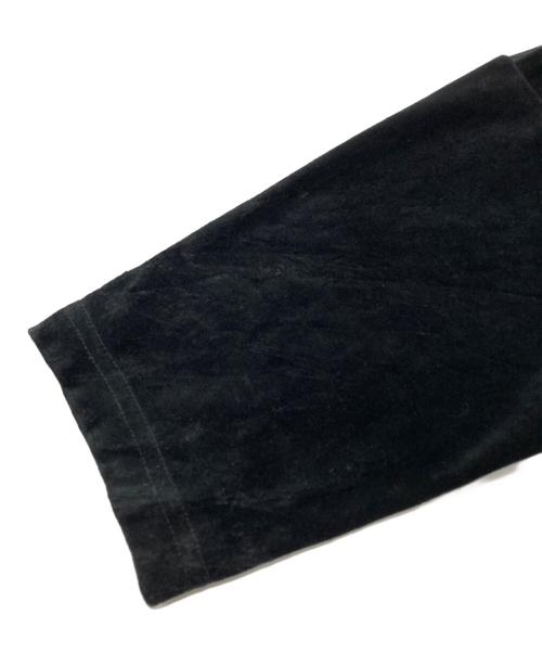 Y's（ワイズ）Y's (ワイズ) ベロアシアーワンピース/半袖 ブラック サイズ:2の古着・服飾アイテム