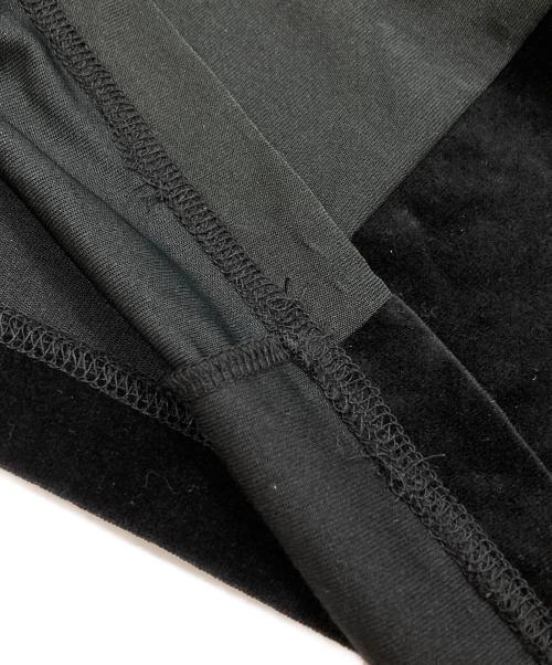 Y's（ワイズ）Y's (ワイズ) ベロアシアーワンピース/半袖 ブラック サイズ:2の古着・服飾アイテム