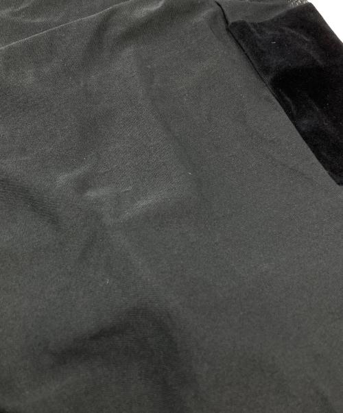 Y's（ワイズ）Y's (ワイズ) ベロアシアーワンピース/半袖 ブラック サイズ:2の古着・服飾アイテム