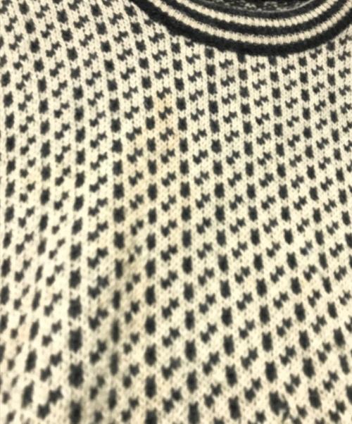 L.L.Bean（エルエルビーン）L.L.Bean (エルエルビーン) 80sバーズアイニット ベージュ サイズ:Lの古着・服飾アイテム