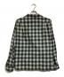 BUTCHER PRODUCTS (ブッチャープロダクツ) オンブレプリントネルシャツ/Ombre Check Flannel Shirt グリーン サイズ:15・1/2：25000円