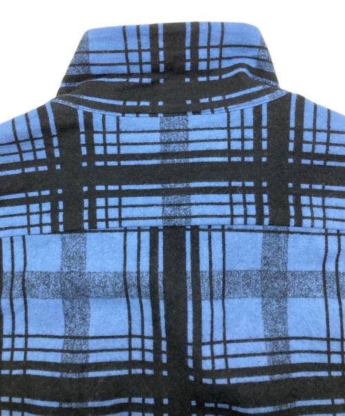 BUTCHER PRODUCTS（ブッチャープロダクツ）BUTCHER PRODUCTS (ブッチャープロダクツ) FLANNEL SHIRT ブルー サイズ:15・1/2の古着・服飾アイテム