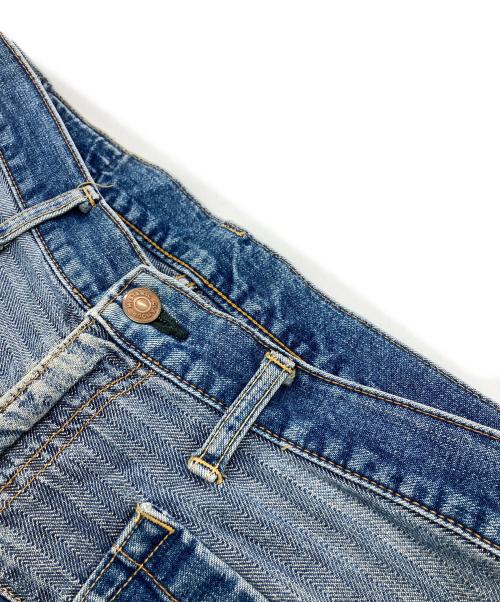 Hysteric Glamour（ヒステリックグラマー）Hysteric Glamour (ヒステリックグラマー) スクラッチフレアウミヘビデニムパンツ インディゴ サイズ:不明の古着・服飾アイテム