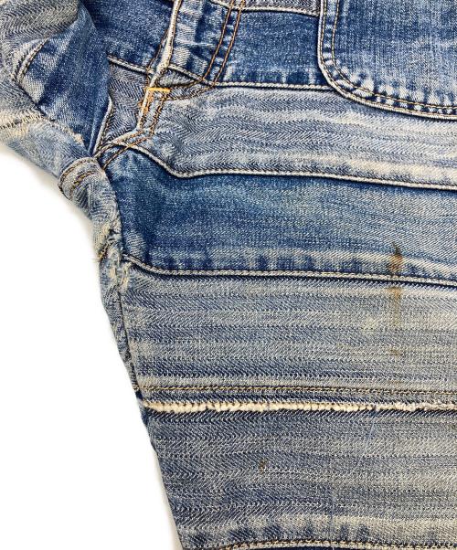 Hysteric Glamour（ヒステリックグラマー）Hysteric Glamour (ヒステリックグラマー) スクラッチフレアウミヘビデニムパンツ インディゴ サイズ:不明の古着・服飾アイテム