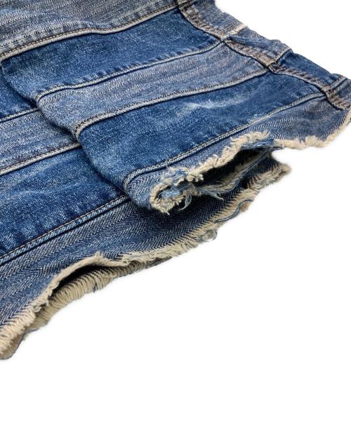 Hysteric Glamour（ヒステリックグラマー）Hysteric Glamour (ヒステリックグラマー) スクラッチフレアウミヘビデニムパンツ インディゴ サイズ:不明の古着・服飾アイテム