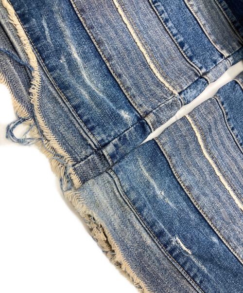 Hysteric Glamour（ヒステリックグラマー）Hysteric Glamour (ヒステリックグラマー) スクラッチフレアウミヘビデニムパンツ インディゴ サイズ:不明の古着・服飾アイテム