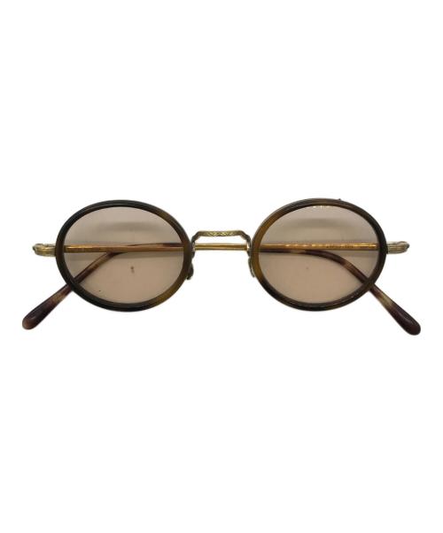 OLIVER PEOPLES（オリバーピープルズ）OLIVER PEOPLES (オリバーピープルズ) ラウンドフレームサングラス ブラウン サイズ:44□22の古着・服飾アイテム