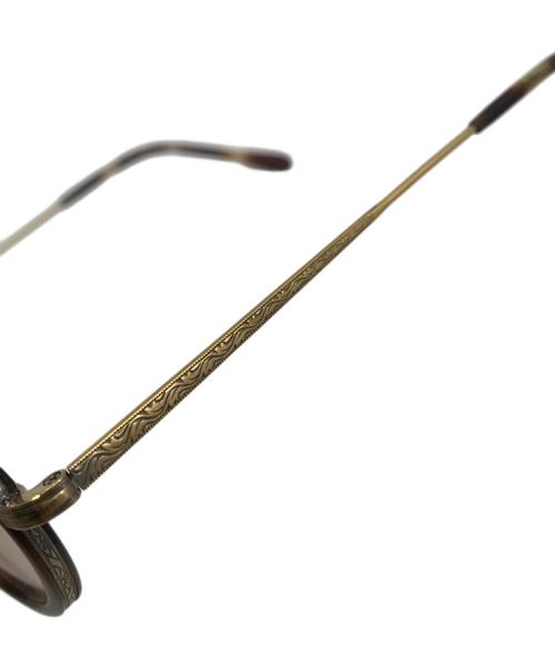 OLIVER PEOPLES（オリバーピープルズ）OLIVER PEOPLES (オリバーピープルズ) ラウンドフレームサングラス ブラウン サイズ:44□22の古着・服飾アイテム