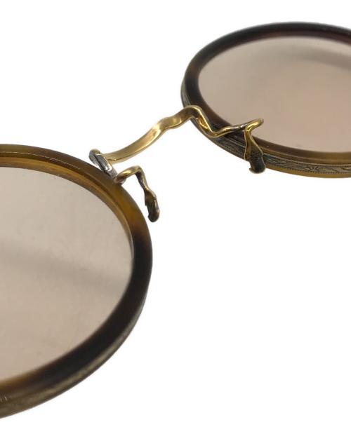 OLIVER PEOPLES（オリバーピープルズ）OLIVER PEOPLES (オリバーピープルズ) ラウンドフレームサングラス ブラウン サイズ:44□22の古着・服飾アイテム