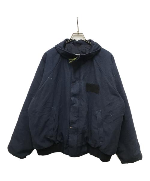 U'S NAVY（アメリカ海軍）U'S NAVY (ユーエスネイビー) SHIPBOARD COLD WEATHER JACKET ネイビー サイズ:ＸＬの古着・服飾アイテム
