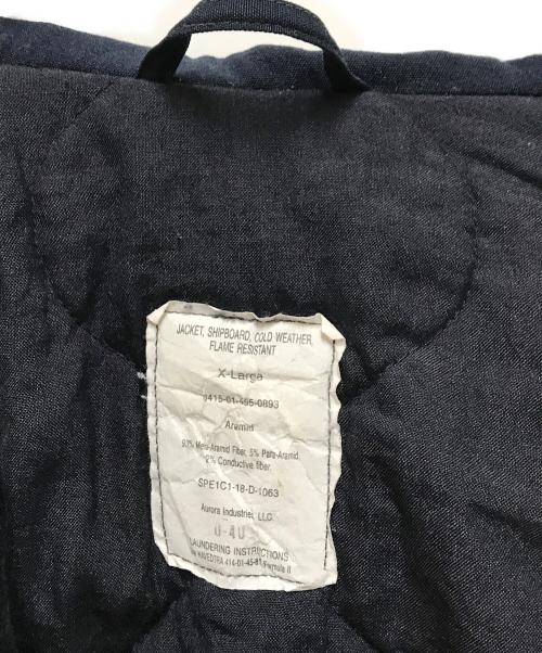 U'S NAVY（アメリカ海軍）U'S NAVY (ユーエスネイビー) SHIPBOARD COLD WEATHER JACKET ネイビー サイズ:ＸＬの古着・服飾アイテム