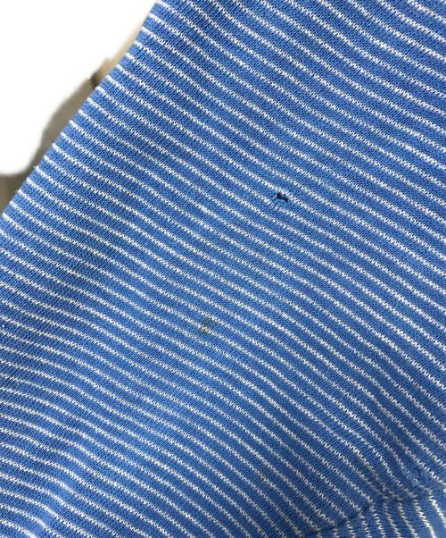 Champion（チャンピオン）Champion (チャンピオン) 60s 3段プリントボーダーカレッジプリントスウェット ブルー サイズ:XLの古着・服飾アイテム