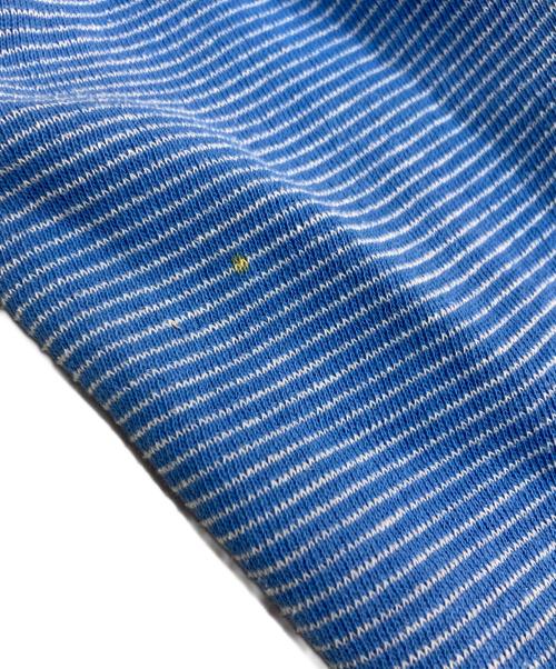 Champion（チャンピオン）Champion (チャンピオン) 60s 3段プリントボーダーカレッジプリントスウェット ブルー サイズ:XLの古着・服飾アイテム