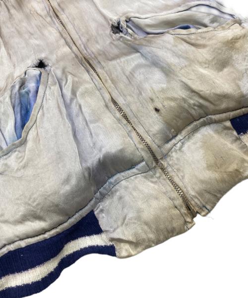 USED（ユーズド）USED (ユーズド) 鷲 富士 日本地図 スカジャン ブラック×ホワイト サイズ:-の古着・服飾アイテム