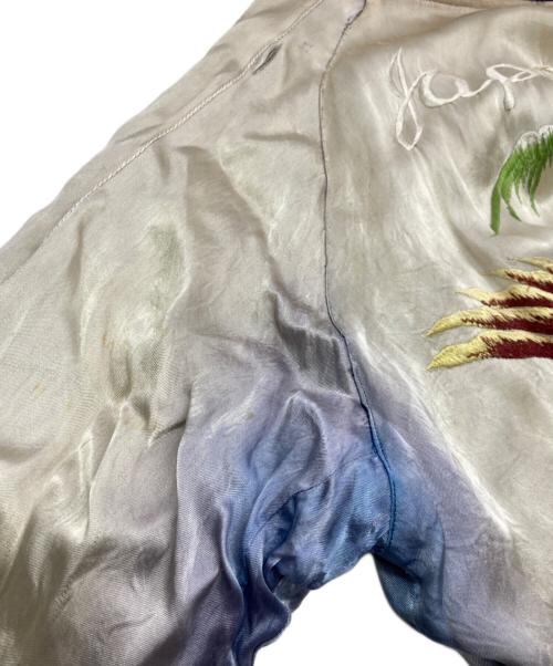 USED（ユーズド）USED (ユーズド) 鷲 富士 日本地図 スカジャン ブラック×ホワイト サイズ:-の古着・服飾アイテム