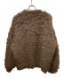 soerte (ソエルテ) SUPER VOLUME SHAGGY KNIT CARDIGAN ブラウン サイズ:2：8000円
