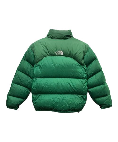 THE NORTH FACE（ザ ノース フェイス）THE NORTH FACE (ザ ノース フェイス) 00Sセンターロゴヌプシダウンジャケット グリーン サイズ:Mの古着・服飾アイテム