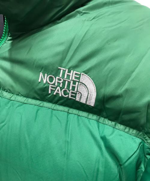THE NORTH FACE（ザ ノース フェイス）THE NORTH FACE (ザ ノース フェイス) 00Sセンターロゴヌプシダウンジャケット グリーン サイズ:Mの古着・服飾アイテム