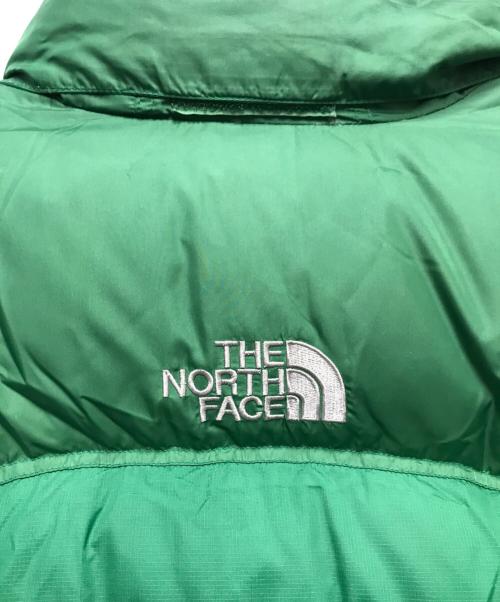 THE NORTH FACE（ザ ノース フェイス）THE NORTH FACE (ザ ノース フェイス) 00Sセンターロゴヌプシダウンジャケット グリーン サイズ:Mの古着・服飾アイテム